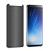 Galaxy S8 Plus Privacy Screen Protector, YCFlying S8 Plus Premium [3D Curved] [Case Friendly] [Anti-Scratch] 9H Hardness Tempered Glass Film Screen Protector for Samsung Galaxy S8 Plus (Transparent)