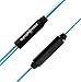 Symphonized NRG 2.0 Earbuds with Microphone, Noise Isolating Headphones Earbuds Heavy Deep Bass Earphones Ear Buds, in Ear Headphones for Android Phone iPad Tablet Laptop and More (Turquoise)