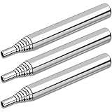 Goabroa Pocket Bellows, Collapsible Fire Blower Pipe Tool Builds Campfire by Blasting Air 3 Pack