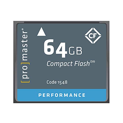 Promaster 64Gb Compactflash Memory Card 500X Udma (Performance)