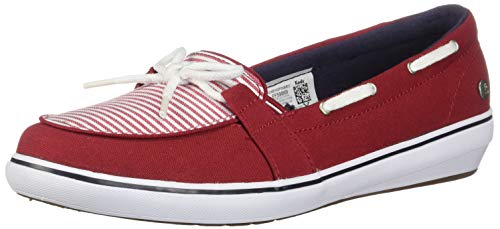 Grasshoppers Womens Windsor Bow Canvasstripe Sneakers Core Red 75 M Us - 