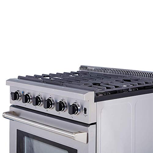 Thor Kitchen 30 inch Freestanding ProStyle Gas Range with 4.55 cu.ft