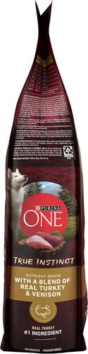 PURINA ONE TRUE INSTINCT WITH A BLEND OF REAL TURKEY AND VENISON DRY DOG FOOD – 7.4 LB. BAG