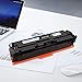 GPC Image Compatible Toner Cartridge Replacement for HP 201X CF400X 201A CF401X CF402X CF403X CF400A Compatible with Laserjet Pro MFP M277dw Toner M252dw M277n M252n MFP M277c6 Printer Tray(4-Pack)