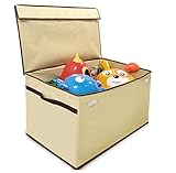 EasyGoProducts Giant Toy Box Folding Toy Trunk Organizer, Toy Chest Collapsible Storage Bin, Great for Nursery or Any Room with Toy Box Lid and Side Handles - 30
