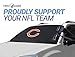 NFL Frost Guard Windshield Cover for Ice and Snow, Chicago Bears | Standard Size Car Windshield Frost Cover with Side Mirror Covers | Fits Most Cars, Sedans, Small Trucks, SUVs – 60 x 40 Inches