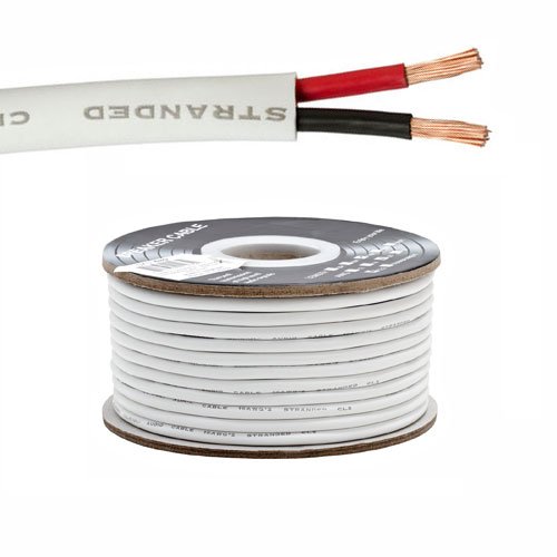 Speaker Wire for in Wall Installation 16AWG/2C 100 Feet
