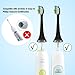 Diamond Clean Replacement Toothbrush Heads Black with Cap, Brush Heads Fit Perfectly for Philips Sonicare Snap-On Interface Design, 8 Pack