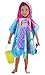 LALIFIT Little Mermaid 100% Cotton Hooded Towel for 2-6 Years Girls Boys Bath Beach Pool Towel,24 x 48 inches (Mermaid)