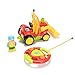 FunsLane Cartoon R/C Construction Truck 2CH Radio Control Toy for Toddlers Red