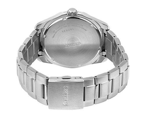 Seiko Reloj Analógico Energía Solar para Hombre con Correa de Acero Inoxidable – SNE393P1 - Imagen 4