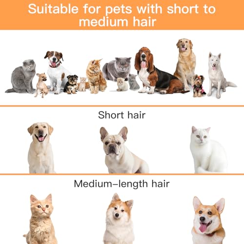 AIRROBO Dog Grooming Vacuum Kit,12000Pa Strong Pet Vacuum for Shedding,Grooming Hai,Quiet,PG100,2L Large Capacity