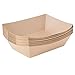 Paper Food Trays 2 1/2 LB, Kraft Paper, Compostable, Great for Picnics, Carnivals, Nachos, Fries (250 Trays) - Econoly (Brown, 2 1/2 LB)