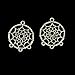 Baosity 120pcs Vintage Alloy Metal Dream Catcher Charms Pendant + 100pcs Feather Leaf Jewelry Finding