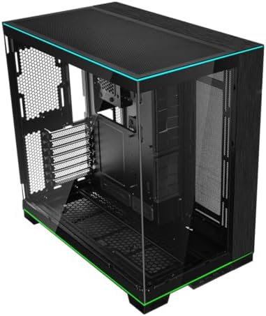 Lian Li O11D EVO RGB E-ATX Gaming Dual Chamber case - ARGB Lighting Strips - Up to 420mm Radiator - Cable Management - Front and Side Tempered Glass Panels - Reversible Chassis (O11DERGBX.US)