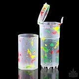 ShredTainer Pop Top Container w/ Built-In Grinder - Rasta