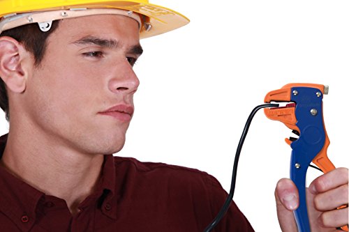 Self Adjusting Insulation Wire Stripper - Automatic Stripping Tool - Built in Wire Cutter, Pressure Adjustable, Length Stop - 0.25-2.5mm² Range - By Gee Gadgets - Thumbnail 3