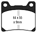 EBC Brakes FA88V Semi Sintered Disc Brake Pad