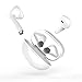 WSCSR Bluetooth Wireless Headset Ear Hooks Earphones Noise Cancelling In-ear Earbuds With Mic for iPhone and Android (White1)