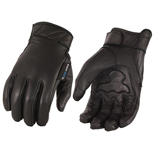 Cool-Tec Milwaukee Leather Mens Gel Palm Leather Gloves with Touch Screen Finge - 3X-Large