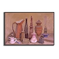 Framed Canvas Wall Art Still Life by Giorgio Mordian Canvas Prints Home Artwork Decoration for Living Room,Bedroom - 16x24 inches