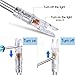 aokur 3PCS 6.2mm Automatic Led Lighted Nock Crossbow Arrow Nock for Hunting Shooting (Red)