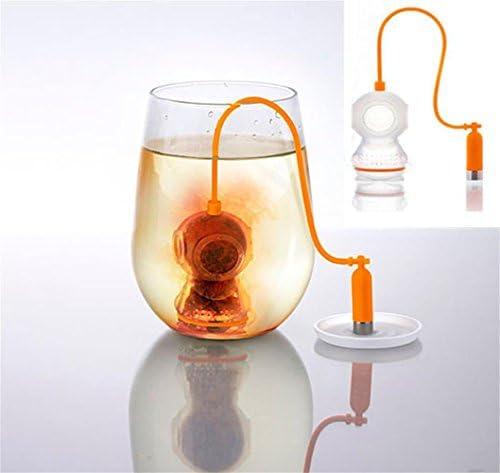 HeroNeo® Infusor Loose Leaf Colador Taza de Silicona Herbal Filtro difusores