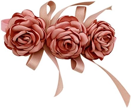 Pets Soft Suede Flower Collars for Dogs Adjustable (XS, Pink)