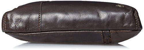 Visconti Buffalo Leather Messenger Bag Shoulder Crossbody Bag Handbag, Brown, One Size