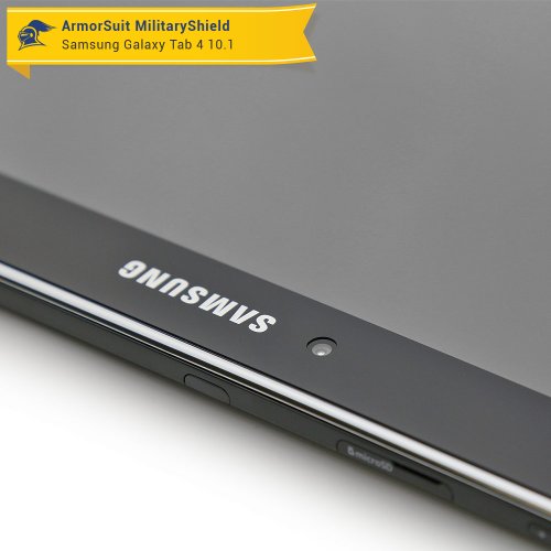 ArmorSuit MilitaryShield - Samsung Galaxy Tab 4 10.1 Screen Protector - Anti-Bubble Ultra HD Shield w/ Lifetime Replacements
