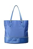 Isaac Mizrahi Womens Fashion Designer Handbags Daphne Nylon Leather Tote Shoulder Bag