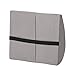 Duro-Med Contour Lumbar Back Support Cushion Pillow with Strap, Gray