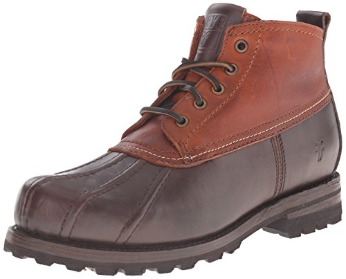 FRYE Men's Warren Duck Winter Boot, Espresso/Cognac, 10.5 M US