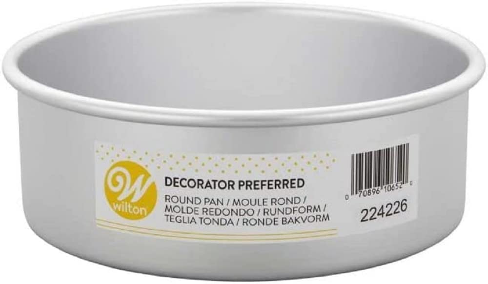 Wilton Decorator Preferred 20.3 x 7.62 cm Round Aluminum Cake Pan