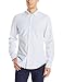Goodthreads Men's Slim-Fit Long-Sleeve Striped Oxford Shirt, Blue/White, Large