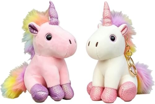 Malkin® Unicorn Keychain for Girls | Cute Anime Key Ring | Rubber