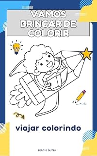 Livro Brincando de colorir: viajar colorindo