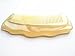 Myhsmooth Sh-byg-nt 100% Handmade Premium Quality Natural Sheep Horn Comb Without Handle(4.8''Long)