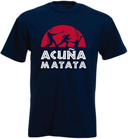 JM Shirts Navy Atlanta Acuna Matata T-Shirt Adult