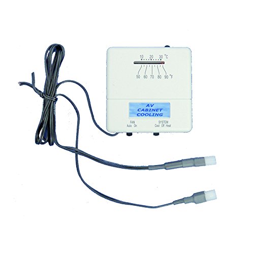 Home Theater or Computer Cooling Fan with Thermostat & Multi