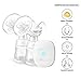 Double Electric Breast Pump, Portable Breast Pump with Adjustable Suction & Pumping Levels for Mom's Comfort