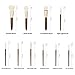 Runbox Professional Makeup Brush Set,10 PCS Wood Handle Premium Synthetic Kabuki Foundation Blending Concealer Ace Eye Shadow Eyeliner Foundation Blush Lip Powder Brushes Kit (include brushes / bag)