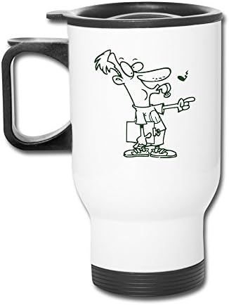 Ckovp Hand Thermal Insulated Travel Mug Basketball Referee White