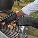 Verde River Products Gecko Grip Gloves, Silicone Heat Resistant Grilling BBQ, Oven, Grill, Baking, Smoking and Cooking Gloves, Med-Large, Black