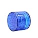 WensLTD 4-Layer Plastic Tobacco Herb Grinder Spice Crusher Grinder, Color Random (Blue)