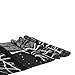 Women and men's Modal Super Soft Oblong Scarf 7312 Inches (black)