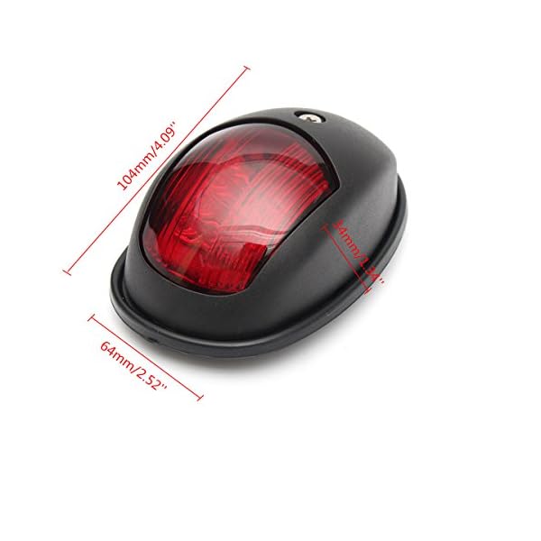 Boat-Navigation-Lights-YESSHOW-New-Marine-LED-Navigation-Lamp-Port-Bow-Side-Starboard-Lights-Red-Green-LED-for-Chandlery-Boat-Yacht-Skeeter-Safety-Lights-Deck-Mount-DC-12V-24V