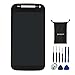 Sunways LCD Digitizer Assembly - Touch Screen Glass Panel+LCD Display Panel Replacement with Tools for Motorola Moto E 2nd Gen E2 XT1505 XT1511 XT1527 (black)