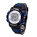Waterproof Watches Children Boys Watches Digital Watches LED Sports Watch Kids Alarm Date Watch Gift Smart Watch (Blue)