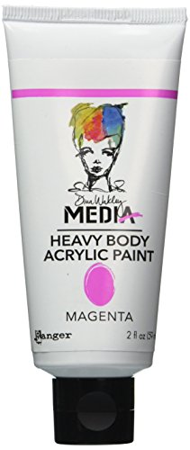 Ranger Dina Wakley Media Heavy Body Acrylic Paint, 2-Ounce, Magenta